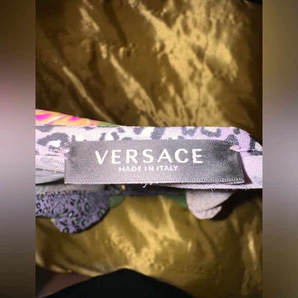 Versace Leopard Print Crop Top - Picture 4 of 6